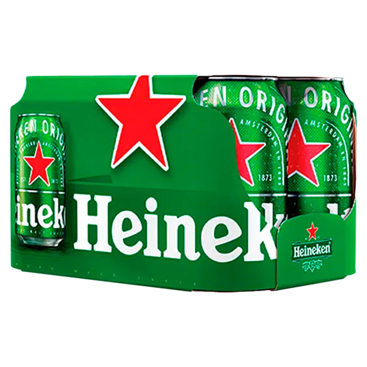 SIX PACK CERVEZA HEINEKEN 355 ml