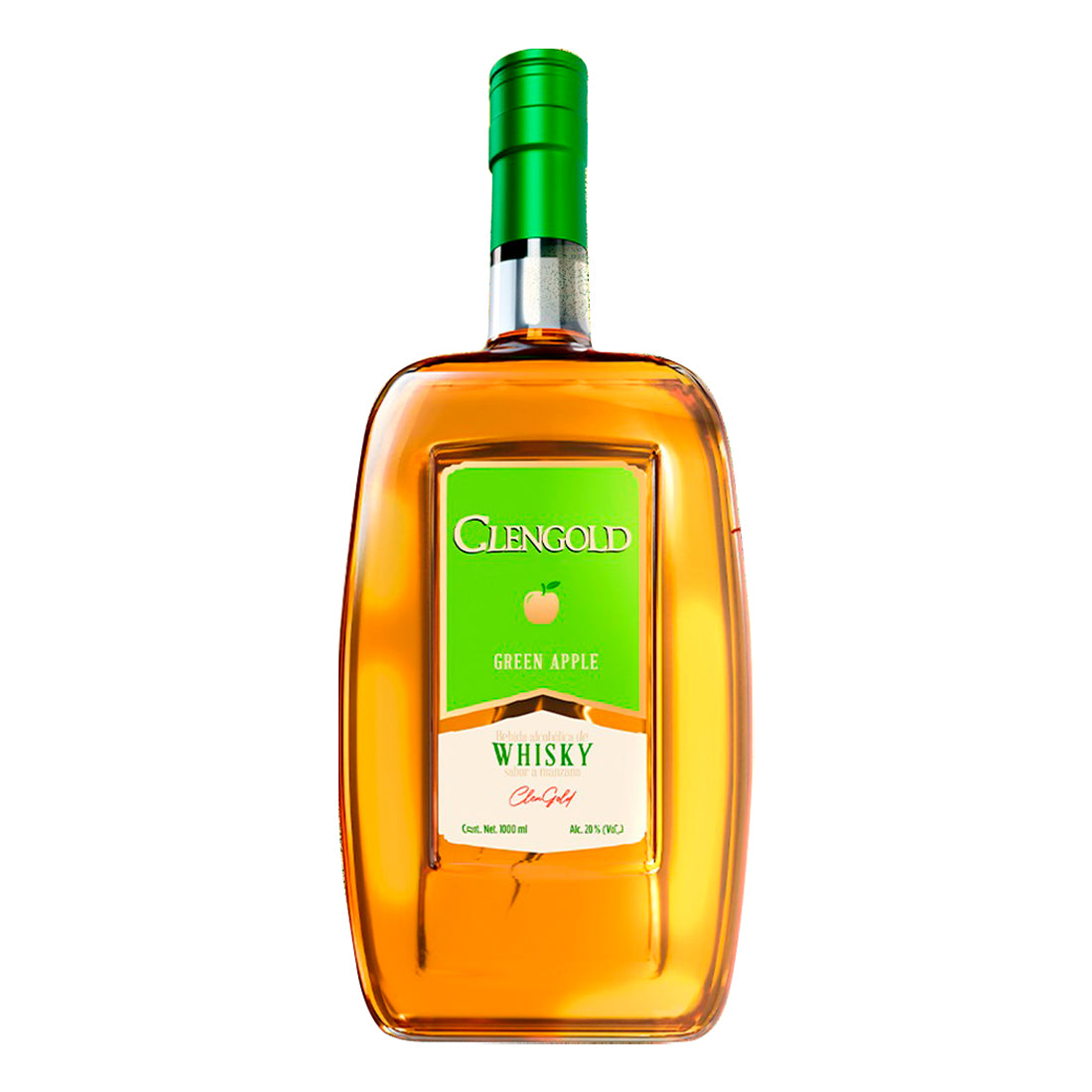 WHISKY GLENGOLD GREEN APPLE 1 LITRO