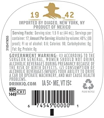 Don Julio Blanco Tequila, 750 mL, 80 Proof