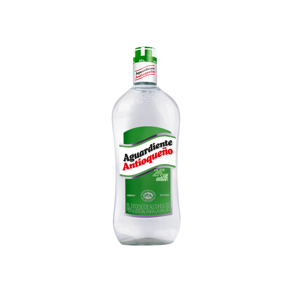 Antioqueño Aguardiente Verde 1000 ml