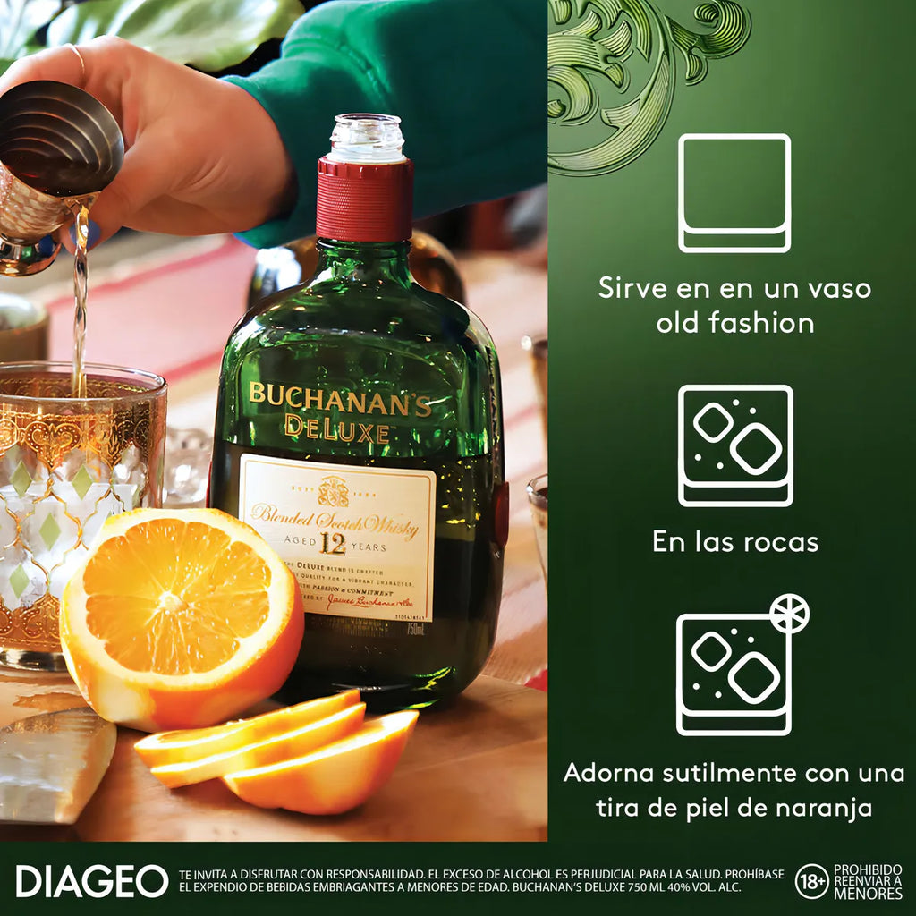 Whisky Buchanans Deluxe 12 Años 750ml