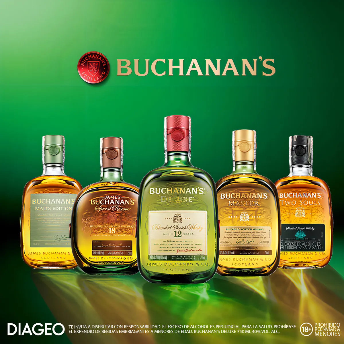 Whisky Buchanans Deluxe 12 Años 750ml