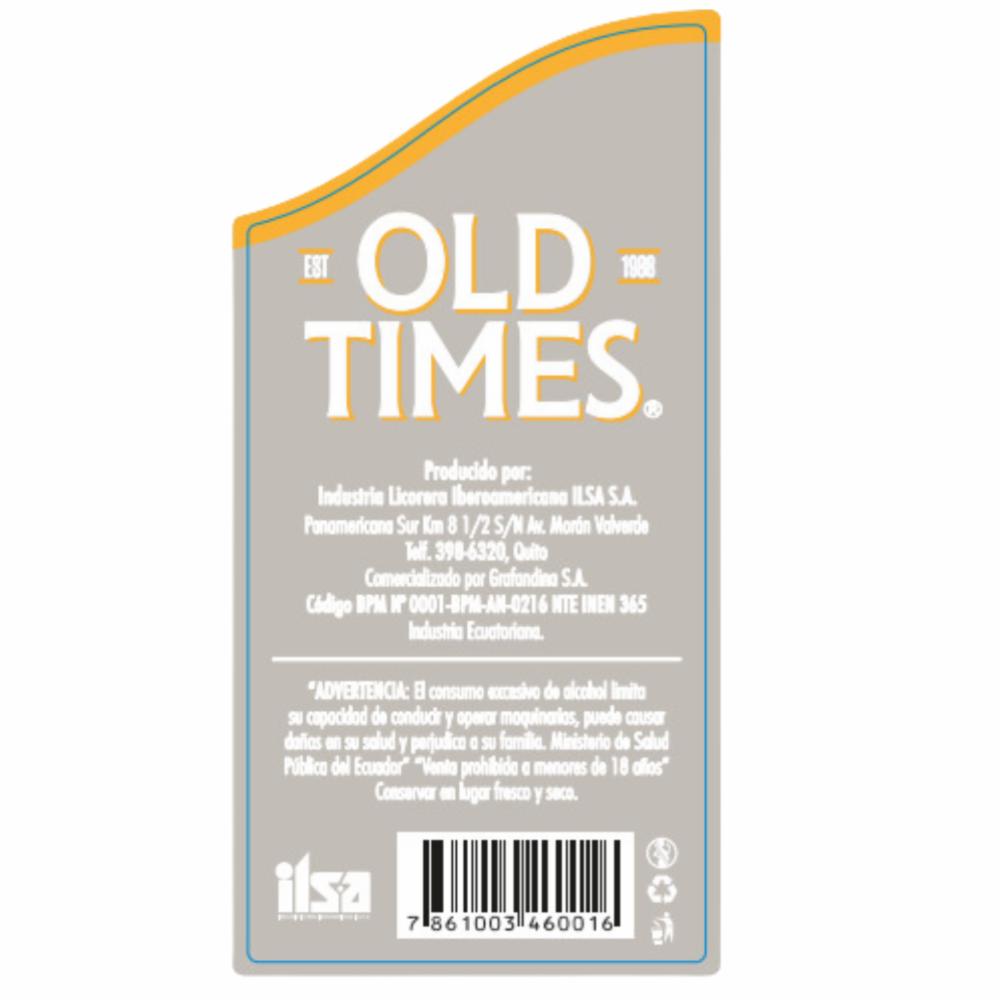 Whisky Gold OLD TIMES 750 Ml