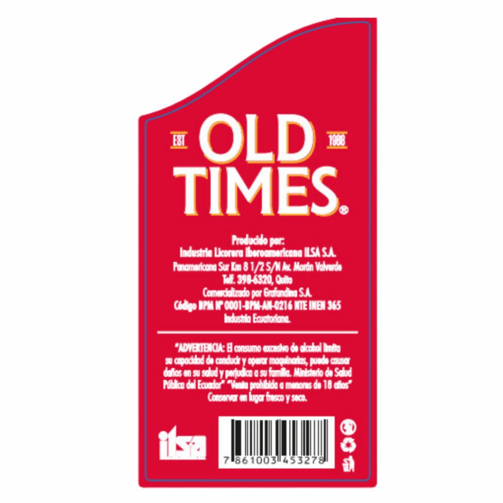 Whisky Red OLD TIMES 1000 Ml