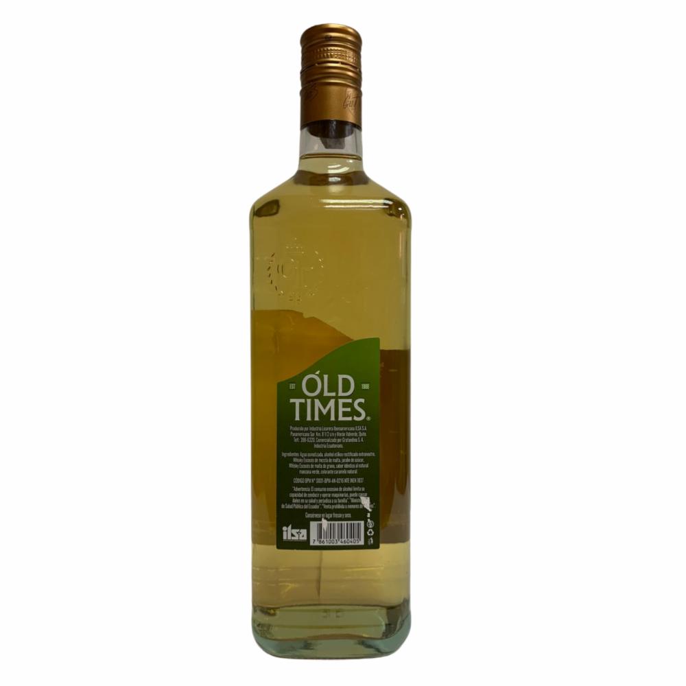 Licor Seco De Whisky Sabor A Manzana OLD TIMES 750 Ml